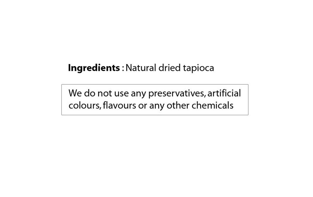 Flavourlite Dried Tapioca    Pack  200 grams